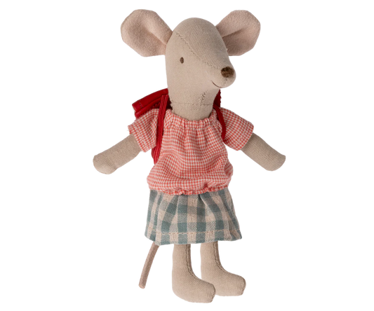 Maileg Tricycle Mouse Big Sister Red