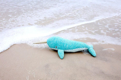 Mon Ami Nev Narwhal Knit Toy