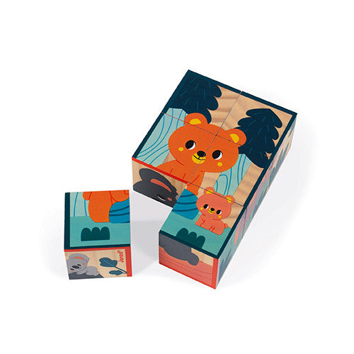6 Animal Wooden Blocks