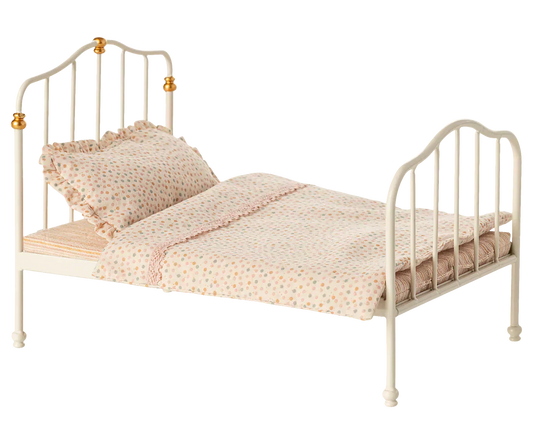 Maileg Vintage bed, Mouse - Off white