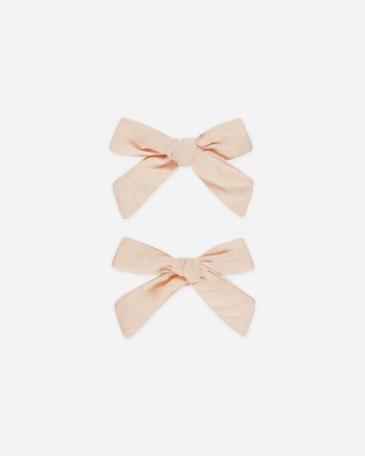 Rylee + Cru Bows, Set of 2 || Shell