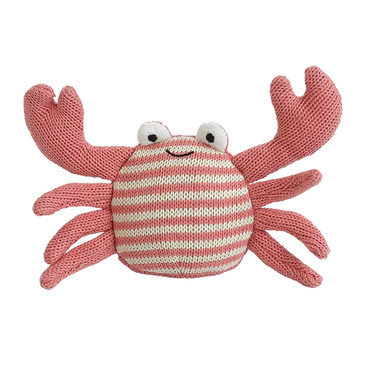 Mon Ami Caldwell Crab Knit Rattle