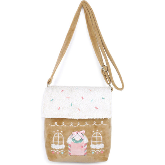 Mon Ami Gingerbread House - Cross Body Purse